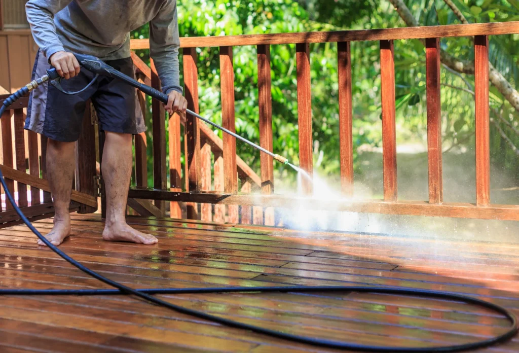 deck pressure washing