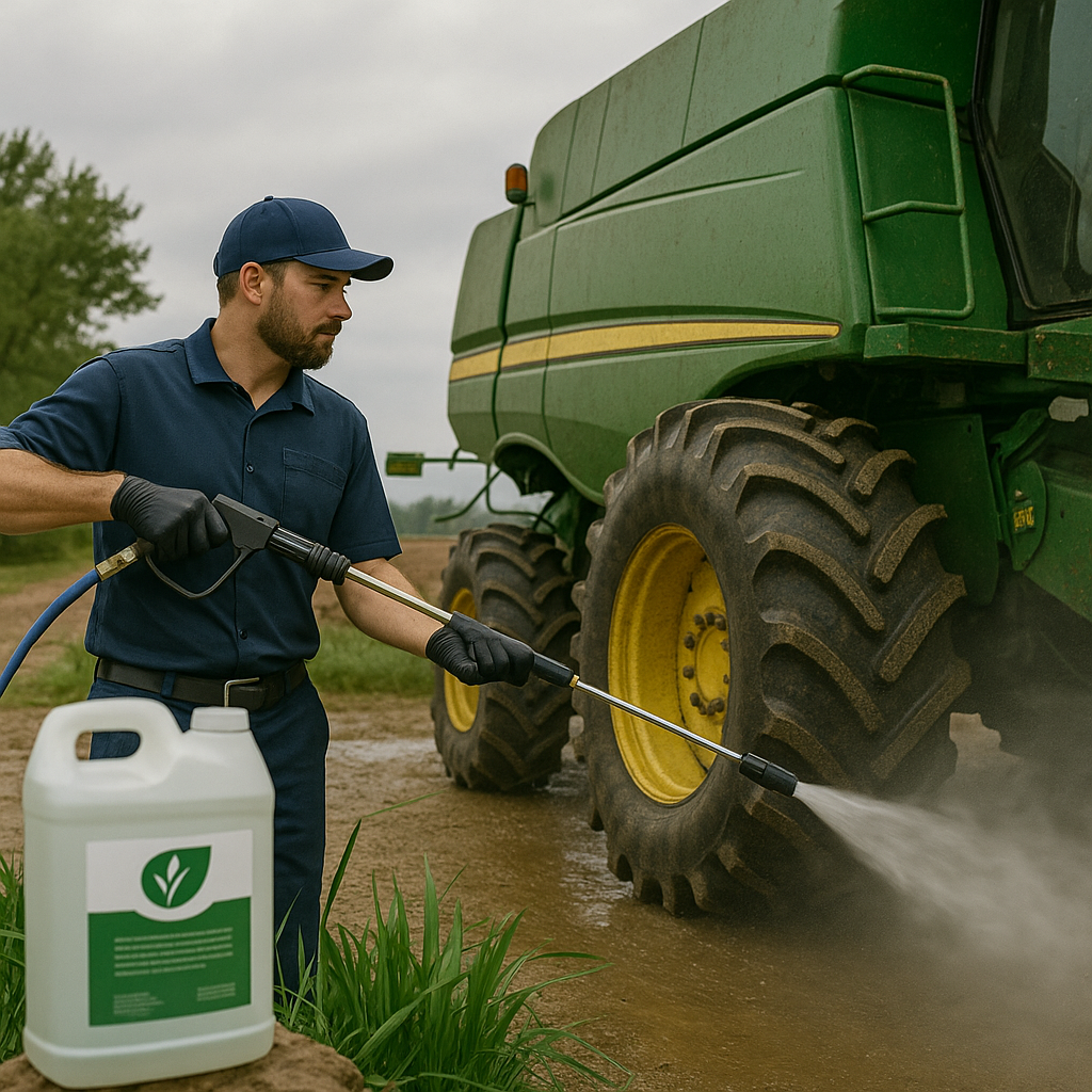 agriculture equipment cleaning eco friendly
